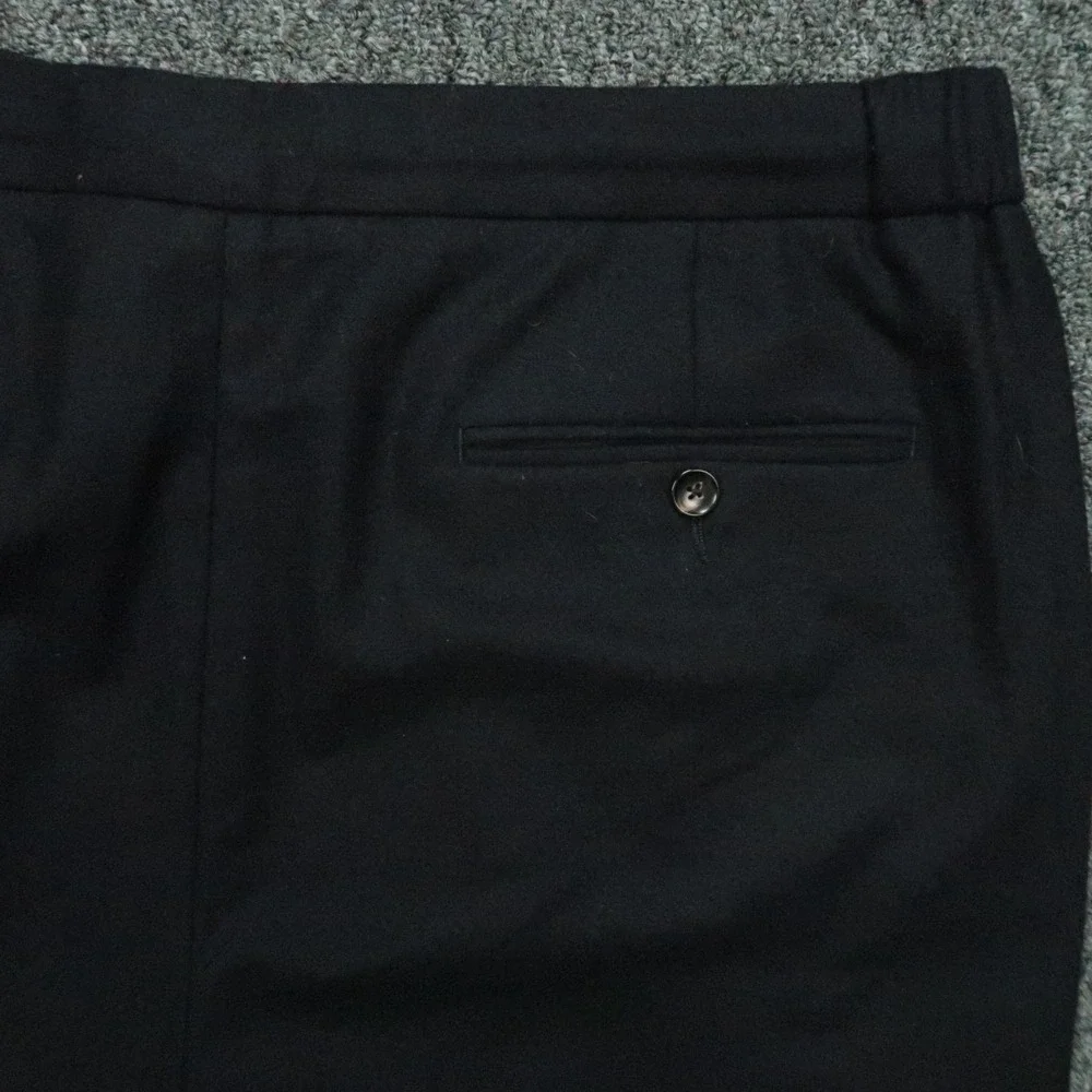 Suitsupply Pants Mens 36x34 Blue Ames Pleat Trouser Pure Wool Vitale Barberis - Picture 6 of 11